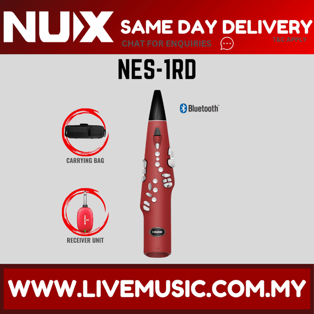 NUX NES-1 Digital Wind Instrument With Built-In 5.8GHz Wireless System - (NES1 NES 1)