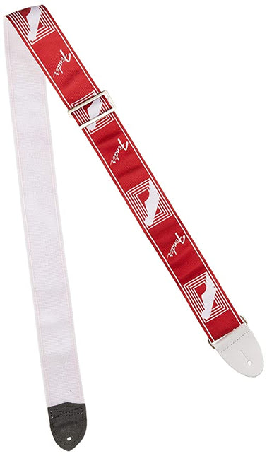 Fender 2inch Monogrammed Guitar Strap, Candy Apple Red