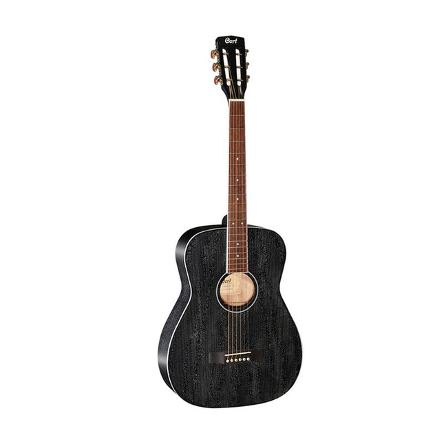 Cort AF590MF - Acoustic Guitar with Gig Bag - Black (AF 590MF/AF-590MF)