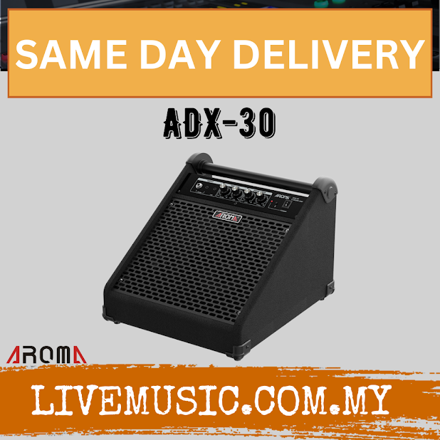 AROMA ADX30 Drum Amplifier 30watts  Active Speaker ( ADX-30 / ADX 30 )