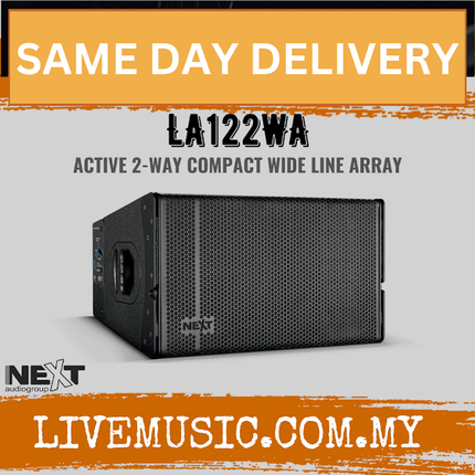 Next Audio LA122WA Active 2-Way Compact Wide Line Array Element ( LA122 WA / LA122-WA )