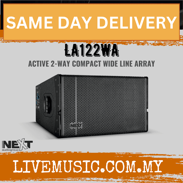 Next Audio LA122WA Active 2-Way Compact Wide Line Array Element ( LA122 WA / LA122-WA )