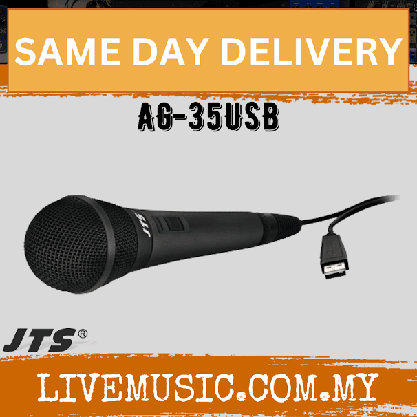 JTS AG-35USB Version Of Dynamic Vocal Microphone ( AG 35USB / AG 35USB )