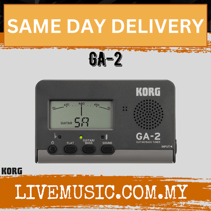 Korg GA-2 Guitar and Bass Tuner (GA2)