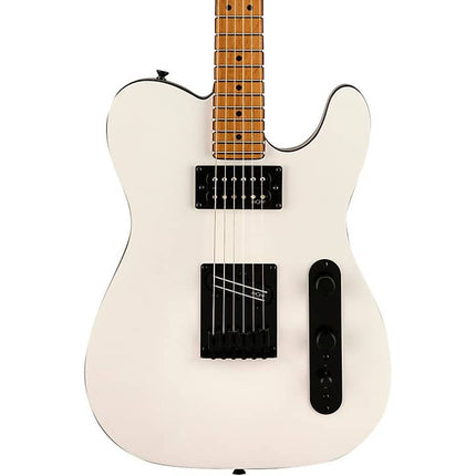 Squier Contemporary Telecaster Electric Guitar, Roasted Maple Fretboard - Pearl White