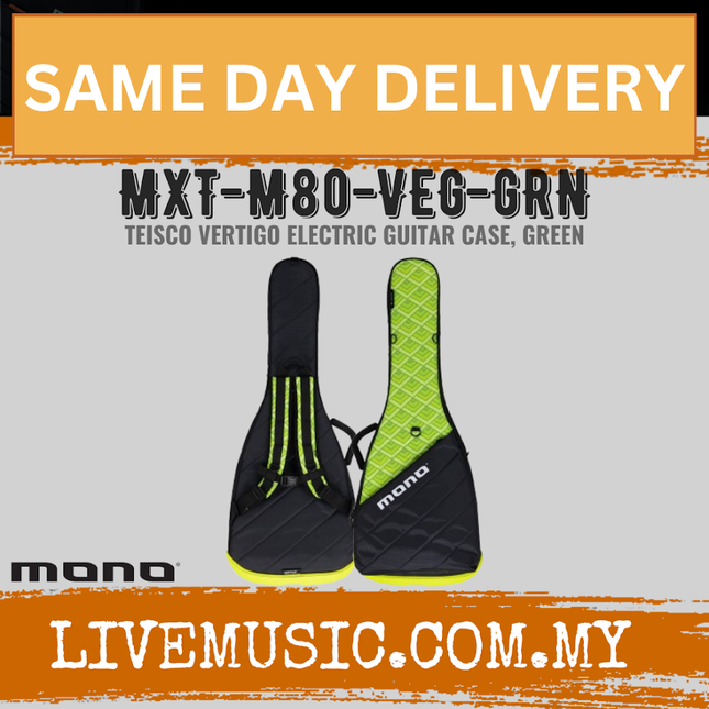 MONO x Teisco Vertigo Electric Guitar Case, Green ? ( MXT-M80-VEG-GRN )