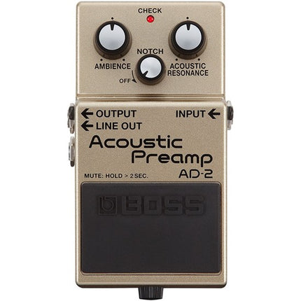 Boss AD-2 - Acoustic Preamp Guitar Effect Pedal (AD2)