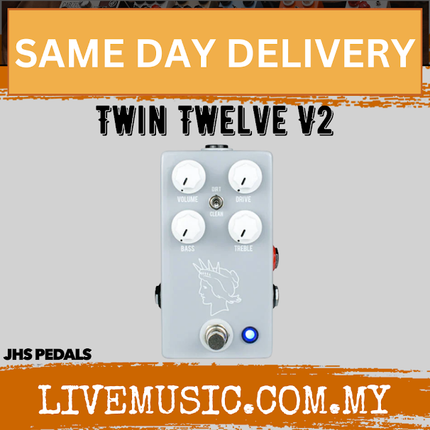JHS Twin Twelve V2 Overdrive Guitar Effects Pedal