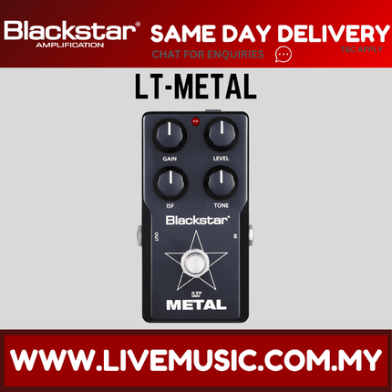 Blackstar LT Metal Guitar Effect Pedal (LT-METAL/LTMETAL)