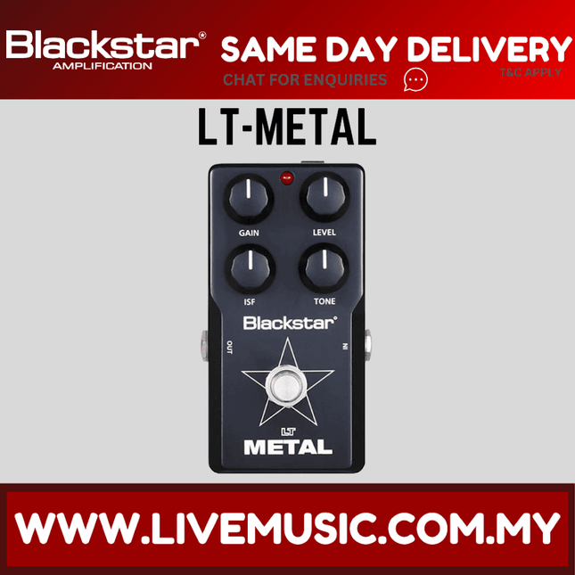 Blackstar LT Metal Guitar Effect Pedal (LT-METAL/LTMETAL)