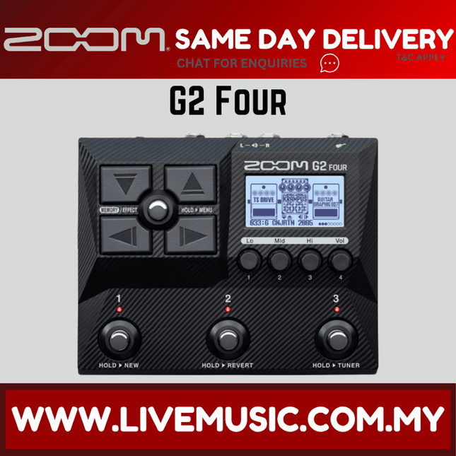Zoom G2 Four Multi-effects Processor Pedal ( G2Four / G2 Four )
