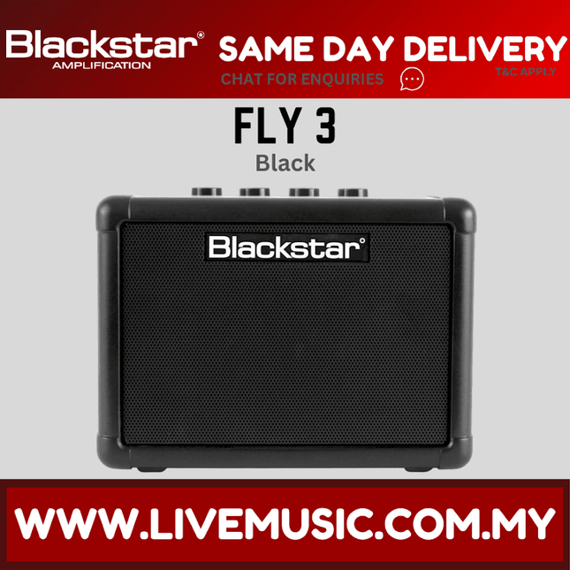Blackstar FLY 3 Mini Guitar Amplifier (FLY-3/Fly3)