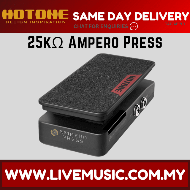 Hotone SP-30H Ampero Press 25k Version Passive Volume / Expression Pedal ( SP30H / SP 30H )