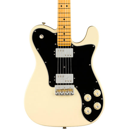 Fender American Professional II Telecaster Deluxe Electric Guitar, Maple Fretboard - Olympic White