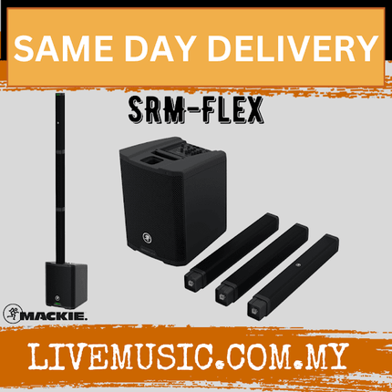 Mackie SRM-Flex 6 Channel Mixer 1300W Column Powered Speaker (SRMFlex/SRM Flex)
