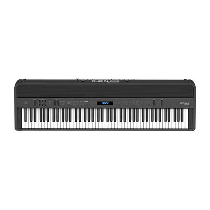 Roland FP-90X 88-key Digital Piano with DP-2, RH5 Headphones, Note Stand, Adapter - Black ( FP90X / RH-5 / DP10)