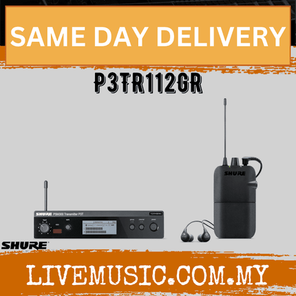 Shure P3TR112GR Wireless In-ear Monitor System