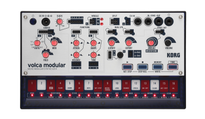 Korg Volca Modular Semi Modular Synthesizer With Sequencer Amd Sync I/O (VolcaModular/Volca-Modular)