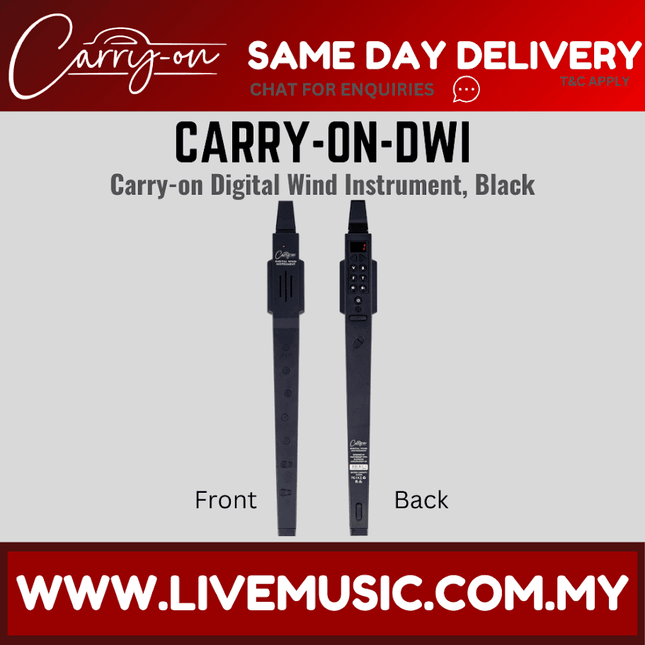 Blackstar CARRY-ON-DWI-BK Digital Wind Instrument – Black ( CARRY ON DWI CARRYONDWI )