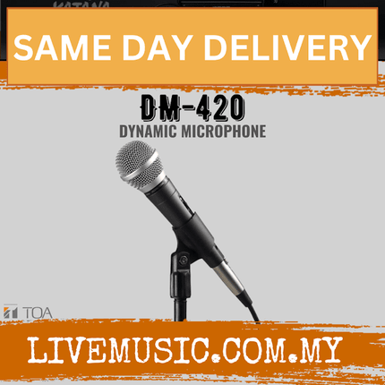 TOA DM-420 Dynamic Microphone ( DM420 / DM 420 )