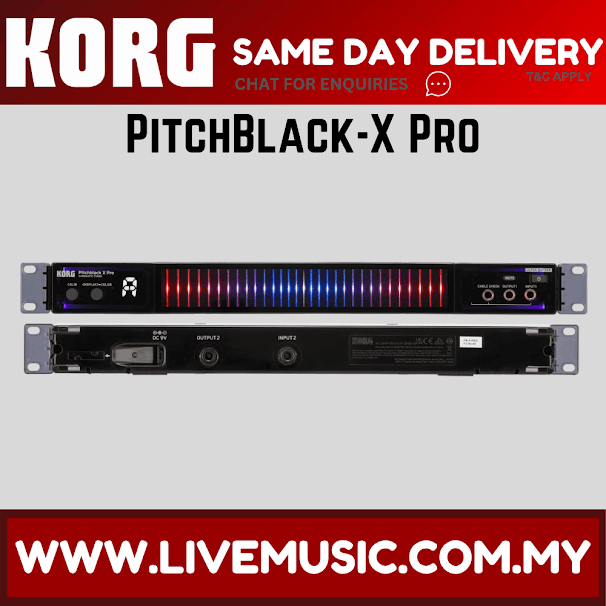 Korg Pitchblack X Pro Rackmount Tuner ( Pitchblack X Pro / Pitchblack X Pro )