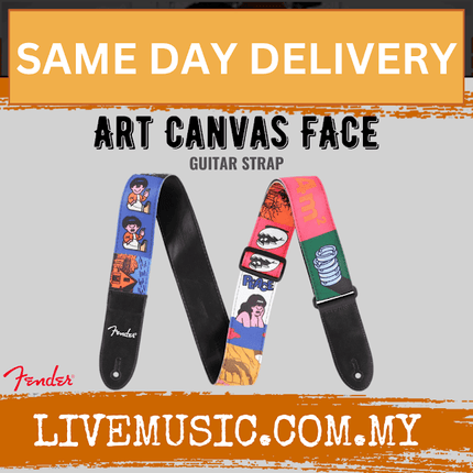 Fender Art Canvas FACE Guitar Strap