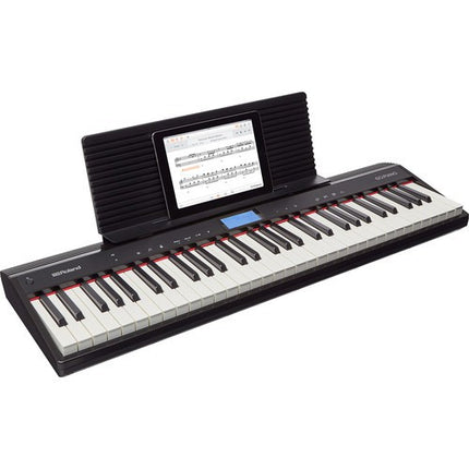 Roland GO PIANO - 61 Keys Digital Piano With Keyboard Stand, Note Stand and Adapter ( GO-61P / GO-PIANO / GOPIANO )