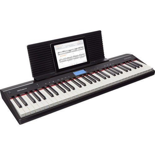 Roland GO PIANO - 61 Keys Digital Piano With Keyboard Stand, Note Stand and Adapter ( GO-61P / GO-PIANO / GOPIANO )