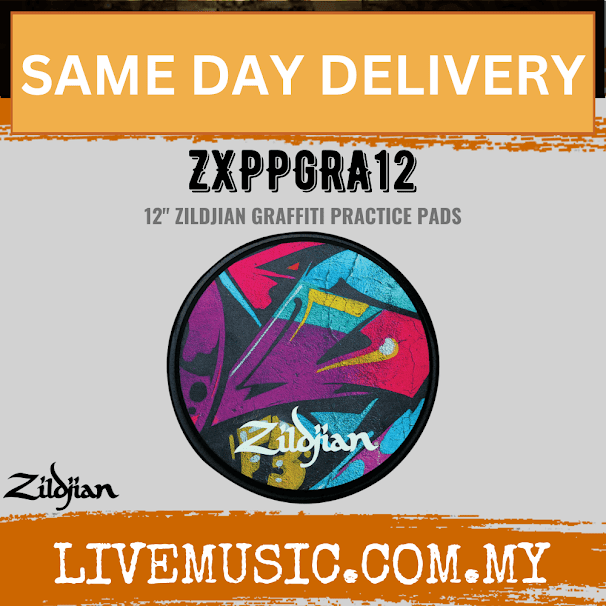 Zildjian 12" Graffiti Practice Pads (ZXPPGRA12)