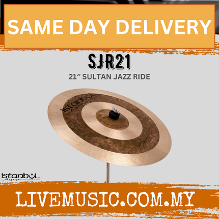 Istanbul Agop SJR21 21" Sultan Jazz Ride Cymbal (SJR 21/SJR-21)