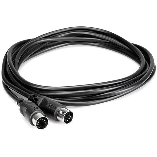 Hosa MID-305BK MIDI Cable, 5ft - Black (MID305BK/MID 305)
