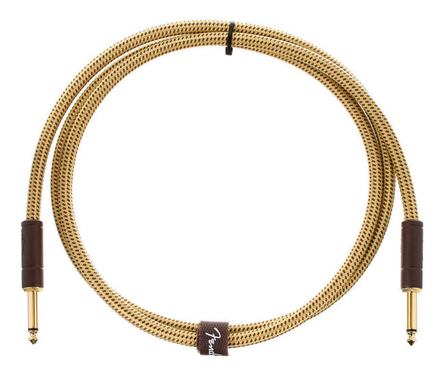 Fender Deluxe Series Instrument Cable, 5ft - Tweed