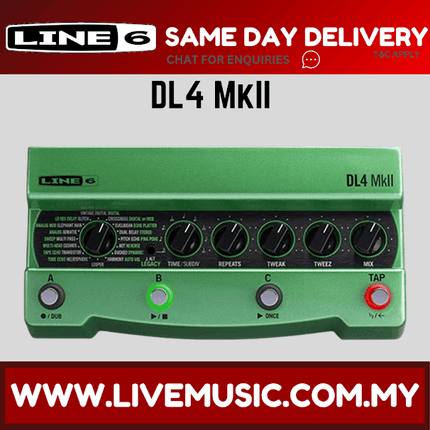Line 6 DL4 MkII Delay Modeler Pedal (DL 4 DL-4)