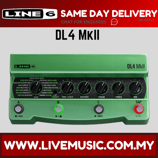 Line 6 DL4 MkII Delay Modeler Pedal (DL 4 DL-4)