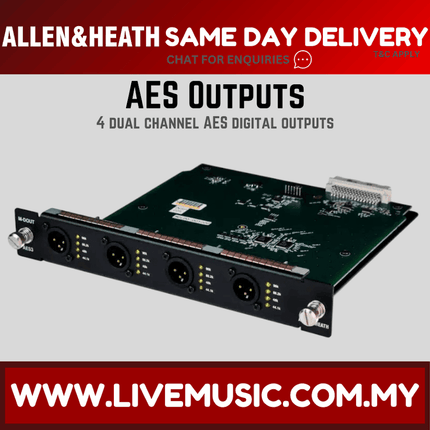 Allen & Heath M-DL-DOUT-AX DX32 AES3 8-Channel Digital Output ( M DL DOUT AX / MDLDOUTAX / M-DOUT )