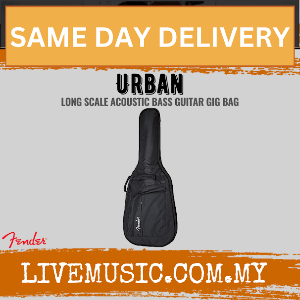 Fender Urban Long Scale Acoustic Bass Guitar Gig Bag
