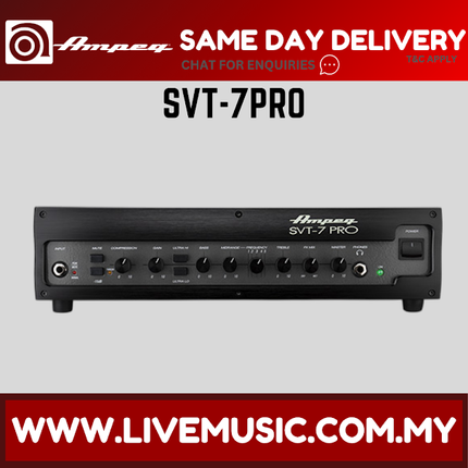 Ampeg SVT-7PRO 1000-Watt Tube Preamp Bass Head ( SVT7PRO / SVT 7PRO )