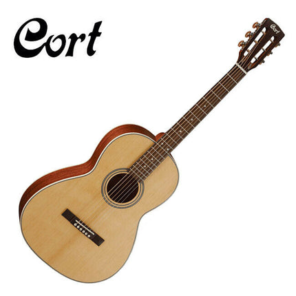 Cort L100P Parlour - Acoustic Guitar with Gig Bag - Natural Satin (L100 P/L100-P)
