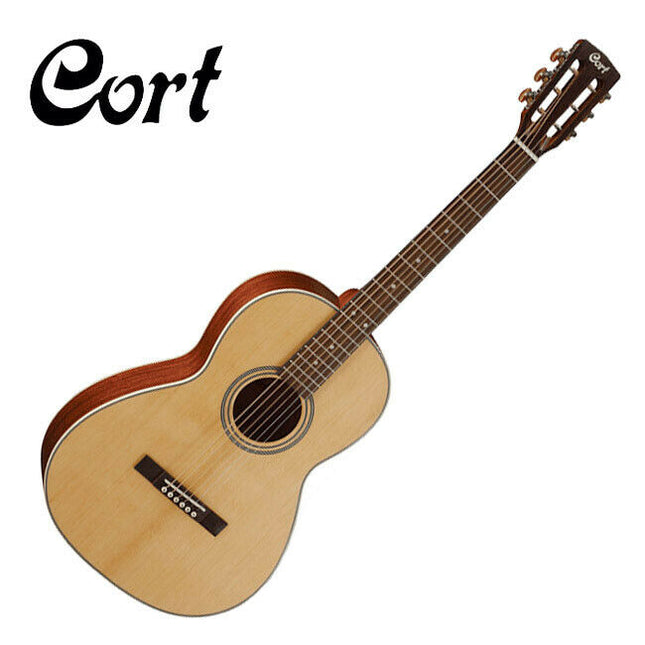 Cort L100P Parlour - Acoustic Guitar with Gig Bag - Natural Satin (L100 P/L100-P)