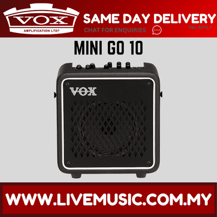 Vox Mini Go 10 - 10-watt Portable Modeling Amp (MiniGo10/Mini-Go-10)