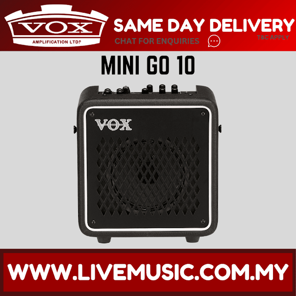 Vox Mini Go 10 - 10-watt Portable Modeling Amp (MiniGo10/Mini-Go-10)