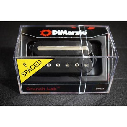 DiMarzio DP228FBK Crunch Lab Humbucker Guitar Pickup, F-Spaced - Black