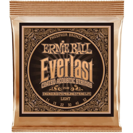 Ernie Ball 2548 Acoustic GTR Strings Coated Phosphor Bronze Light (11-52/EB2548)
