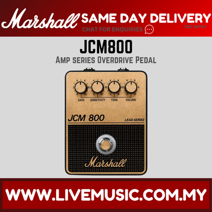 Marshall PEDL-92007-E JCM800 Amp Series Guitar Effects Pedal