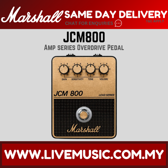 Marshall PEDL-92007-E JCM800 Amp Series Guitar Effects Pedal