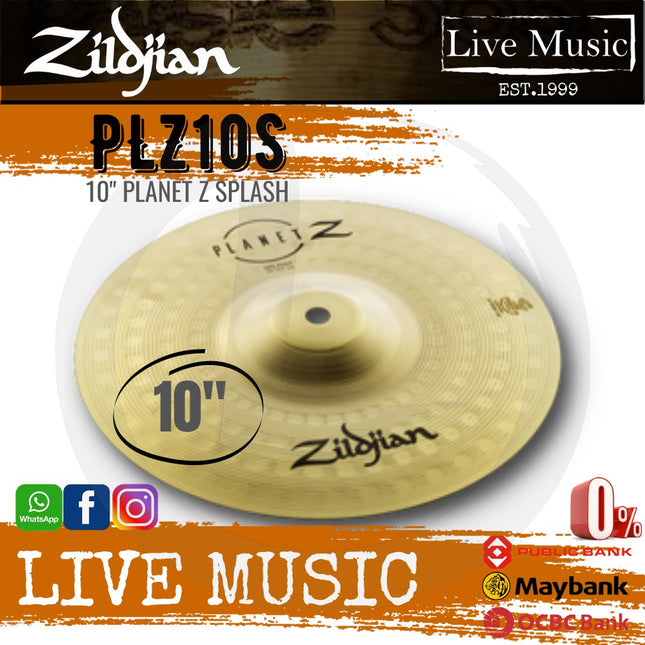 Zildjian Planet Z Series Splash Cymbal 10" (PLZ10S)