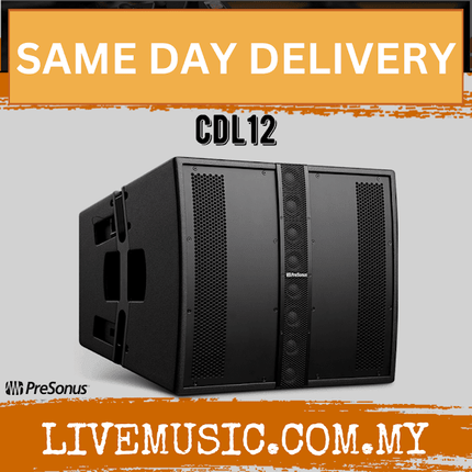 PreSonus CDL12 Hybrid Point Source/Line Array Constant Directivity Loudspeaker - Each (CDL-12/CDL 12)