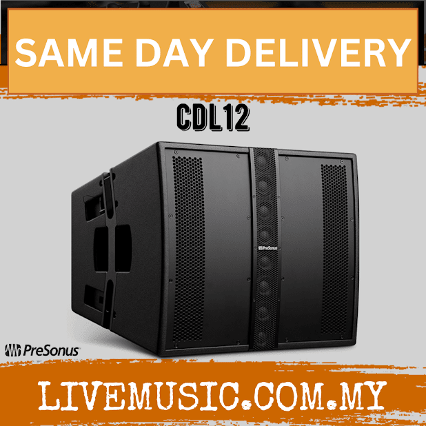 PreSonus CDL12 Hybrid Point Source/Line Array Constant Directivity Loudspeaker - Each (CDL-12/CDL 12)
