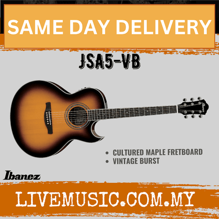 Ibanez JSA5-VB Joe Satriani Signature - Vintage Burst ( JSA5VB /  JSA5 VB )