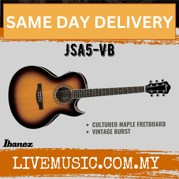 Ibanez JSA5-VB Joe Satriani Signature - Vintage Burst ( JSA5VB /  JSA5 VB )